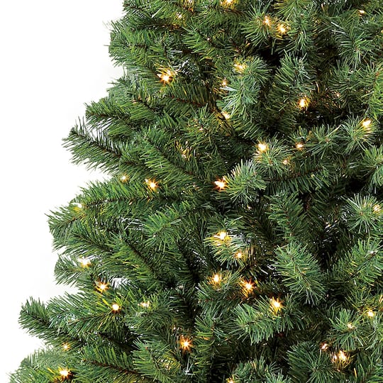 4.5ft. Pre-Lit Northern Fir Artificial Christmas Tree, Clear Lights